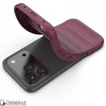 Magic Shield guminis dėklas - bordo spalvos (Huawei Honor 600 Pro) Magic Shield guminis dėklas - bordo spalvos (Huawei Honor 600 Pro)